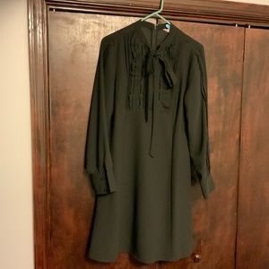 Long sleeve mini dress